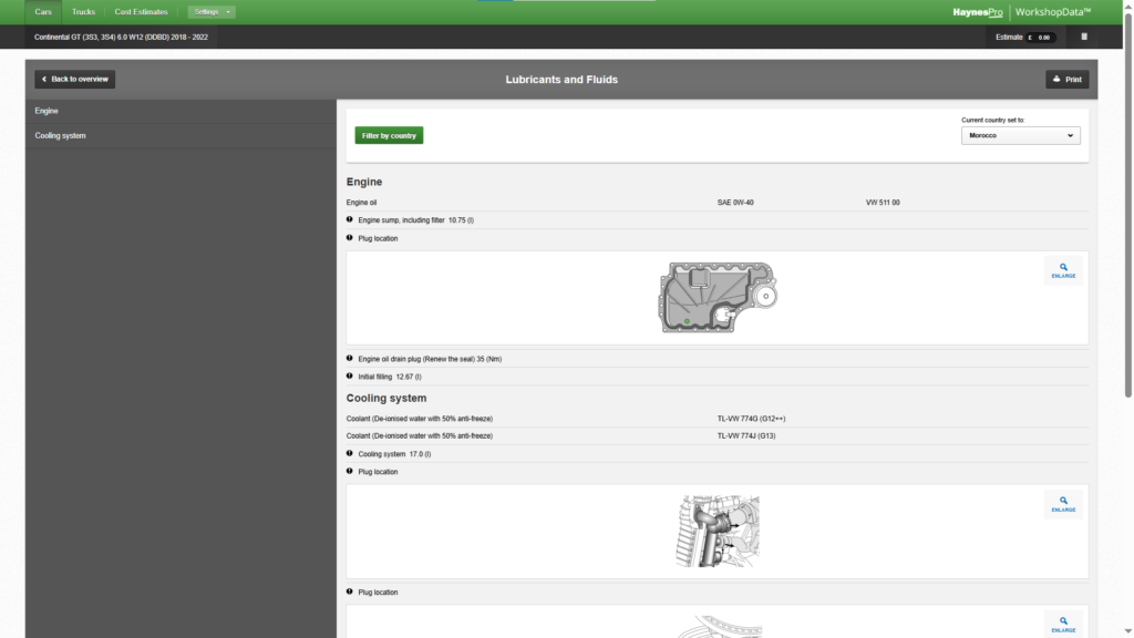 Haynespro WorkshopData